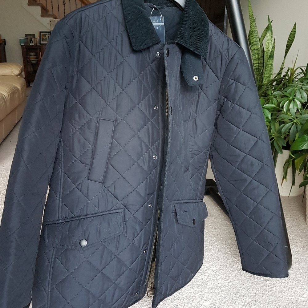 Barbour MED Quilted Jacket EUC Like New